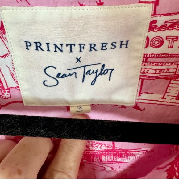 Printfresh Pink Illustrated Shirt - Picture 3 of 9